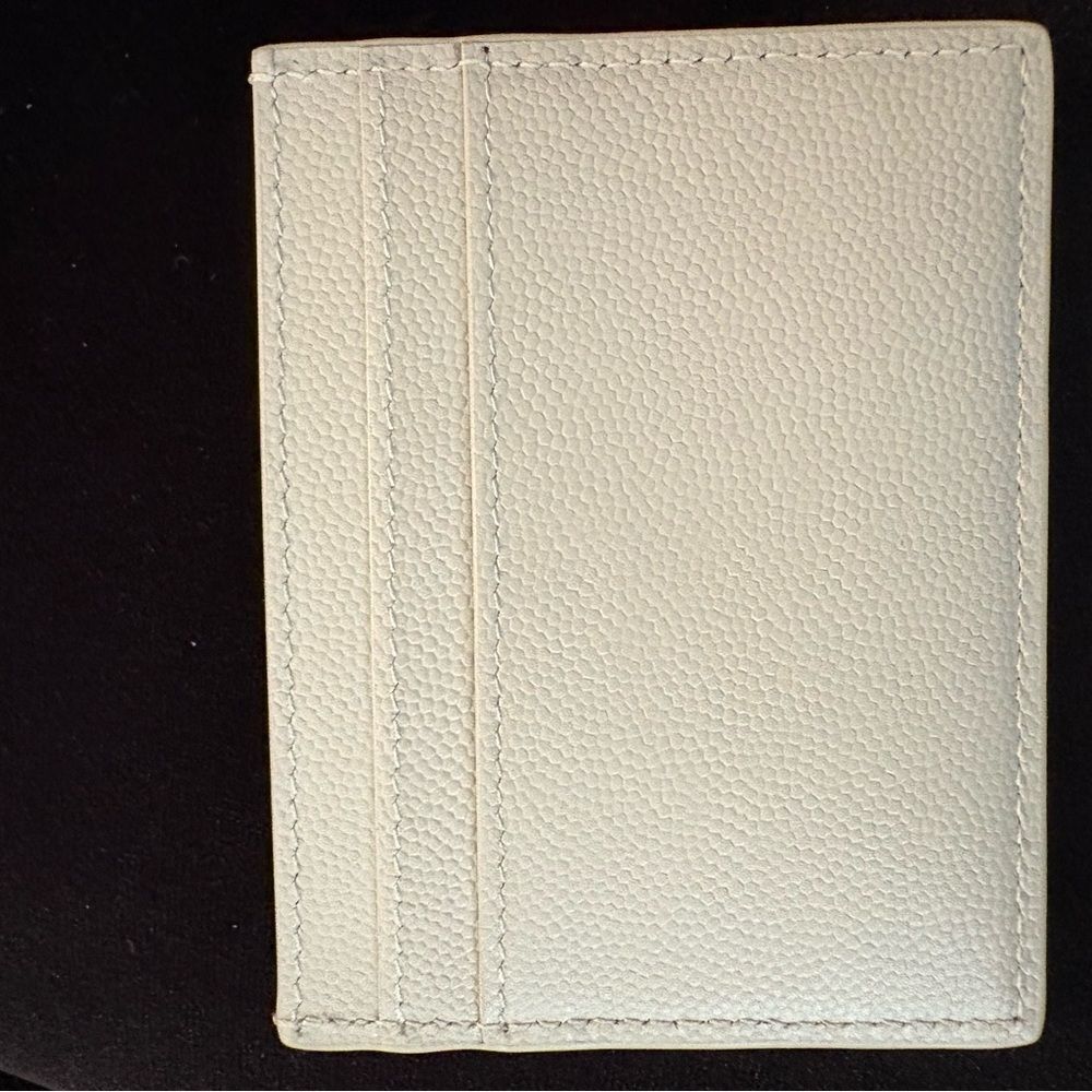 Brand new with coa Saint Laurent Beige Card Holder unisex new with dustbag - Picture 5 of 11